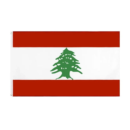 Lebanon Flag Polyester