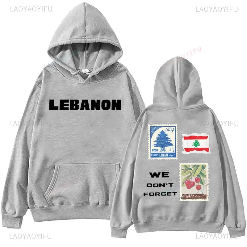 Lebanese Flag Drop Shoulder Sweatshirt