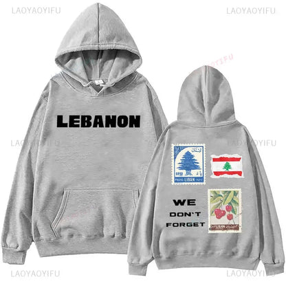 Lebanese Flag Drop Shoulder Sweatshirt