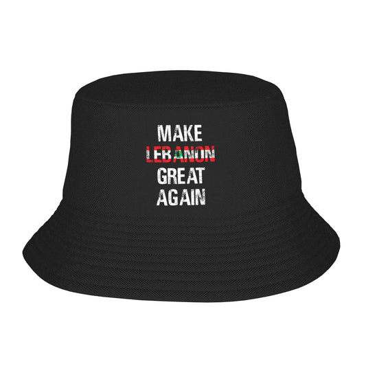 Make Lebanon Great Again Bucket Hat - Black