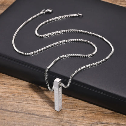 Allah Arabic Vertical Necklace