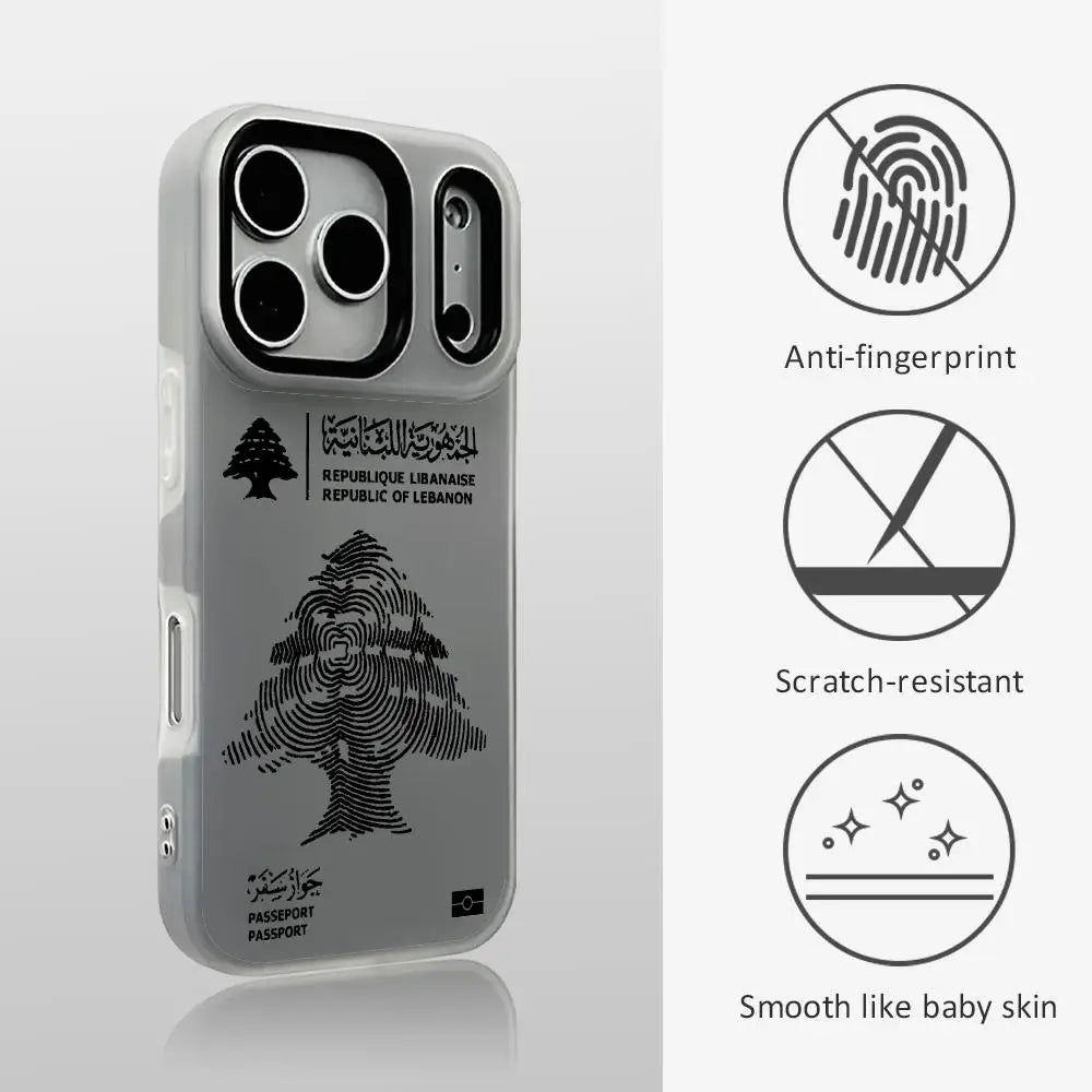 Lebanon Passport Phone Case For IPhone 17 16 15 14 13 12 11 Pro Max