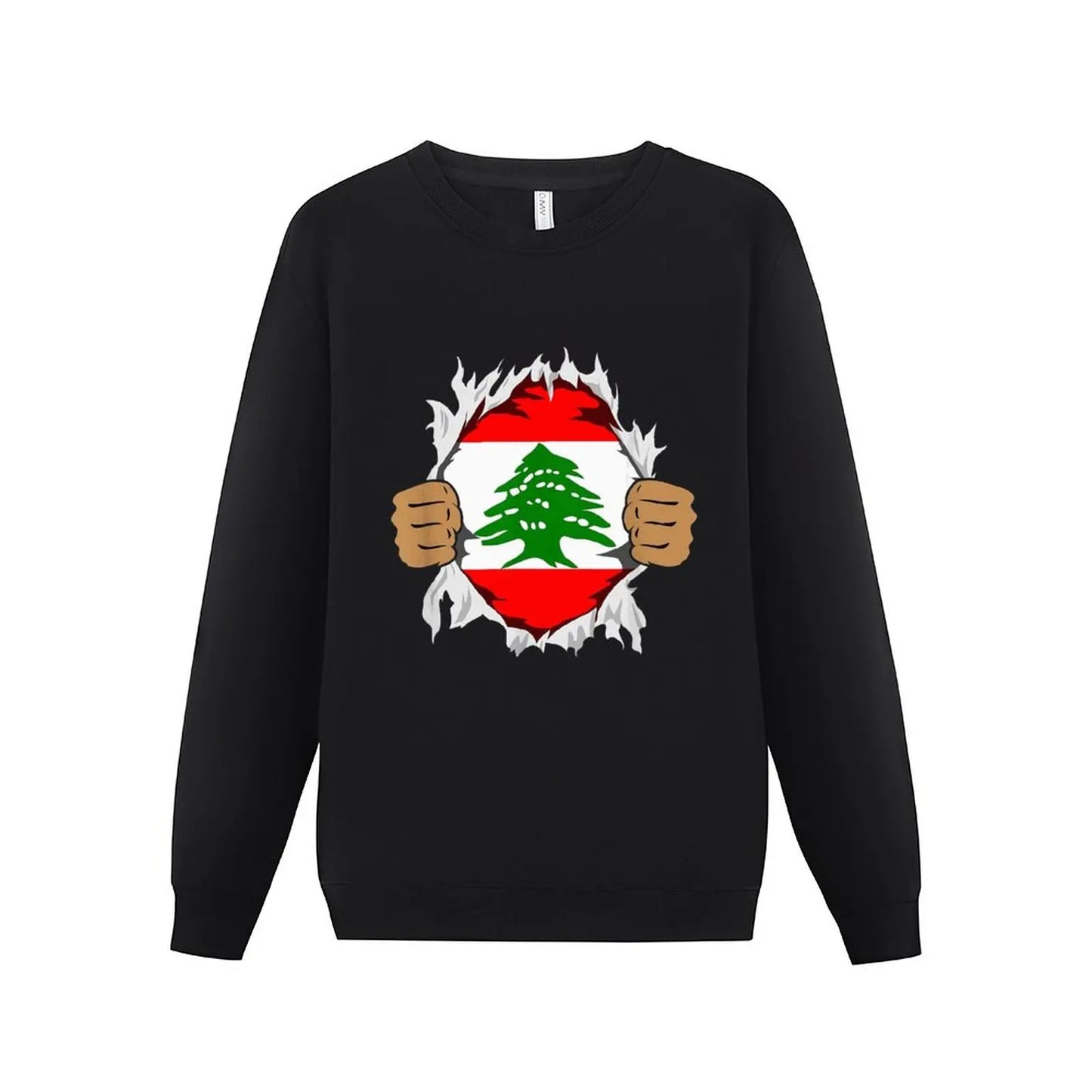 Hoodies Lebanon Flag Lebanese Country Map Hoodie Pullover Sweatshirts