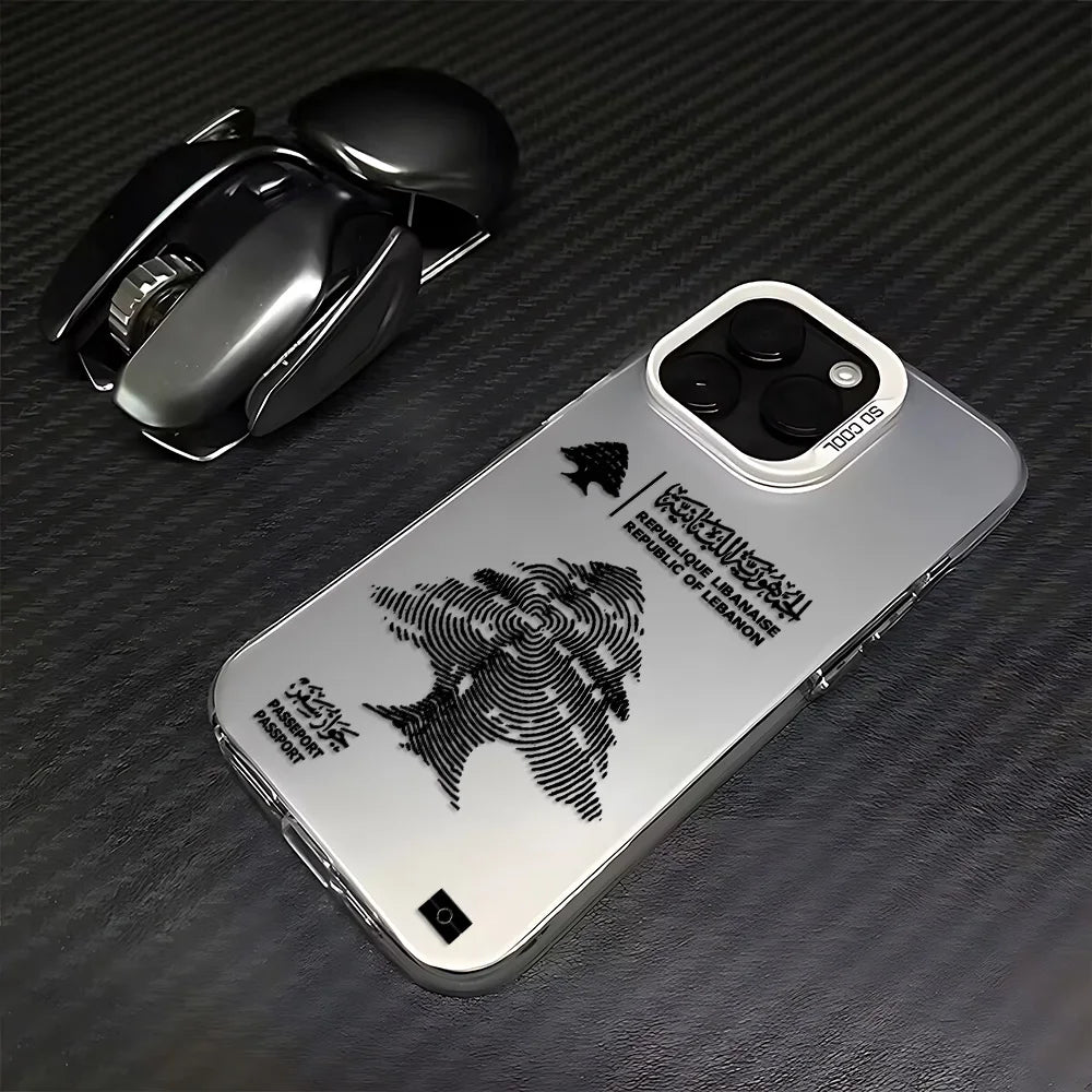 Lebanon Passport Phone Case For iPhone Matte Back Cover