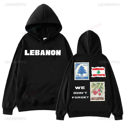 Lebanese Flag Drop Shoulder Sweatshirt