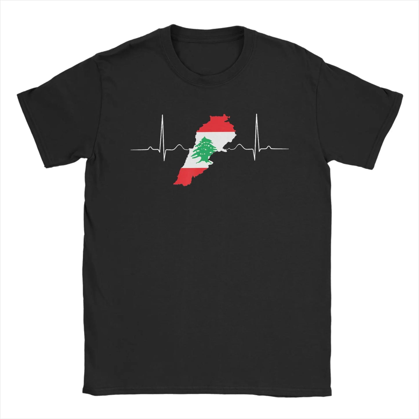 Lebanon Heartbeat Lebanon Map T Shirt