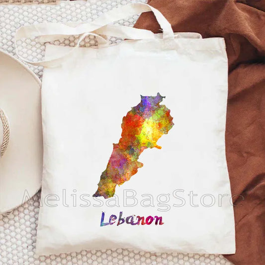 Lebanon Heritage Graphic Tote Bag