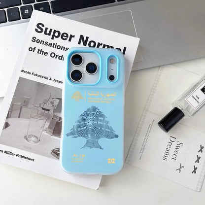 Lebanon Passport Phone Case For IPhone 17 16 15 14 13 12 11 Pro Max