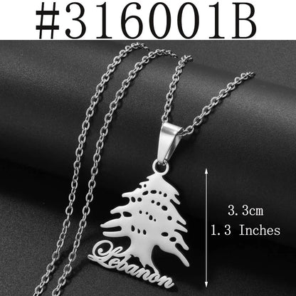 Cedar Symbol Pendants Lebanon