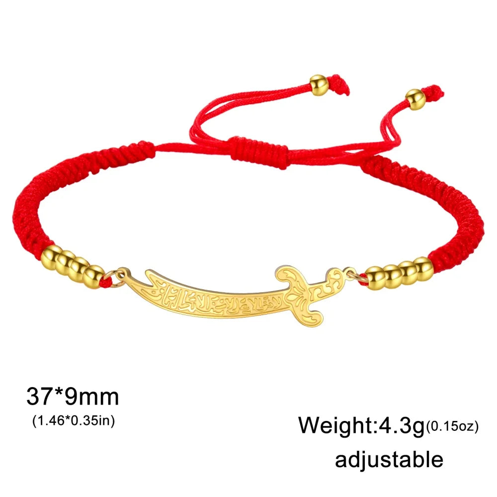 Stainless Steel Imam Ali Zulfiqar Sword Bracelet