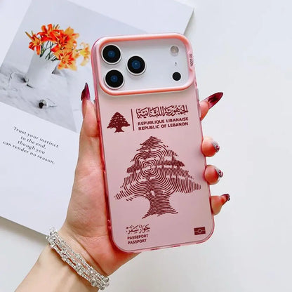 Lebanon Passport Shockproof Phone Case