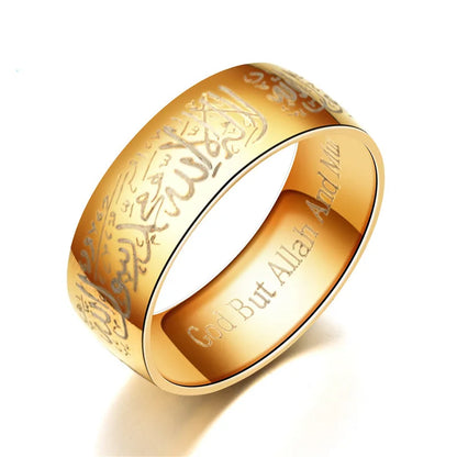 Titanium Steel Quran Rings