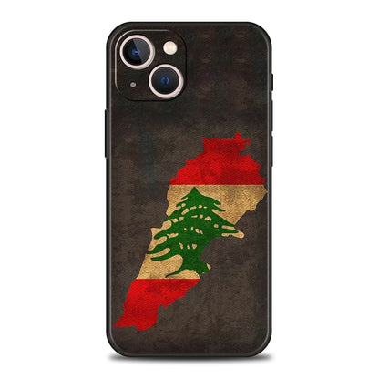 Luxury TPU Soft Phone Case For iPhone 17 Air 16E 16 11 15 14 Pro MAX 12 13 7 8 Plus X XR XS SE 2022 Cover Lebanon Passport