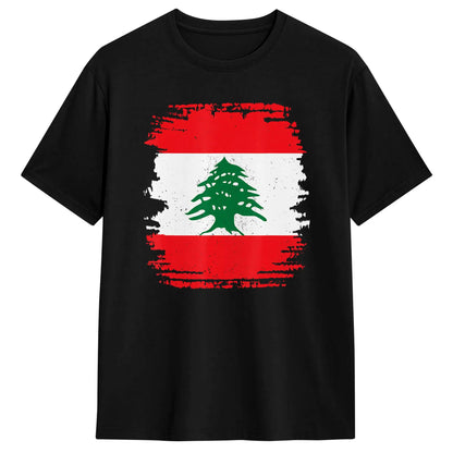 Oversized T Shirt Lebanon Flag