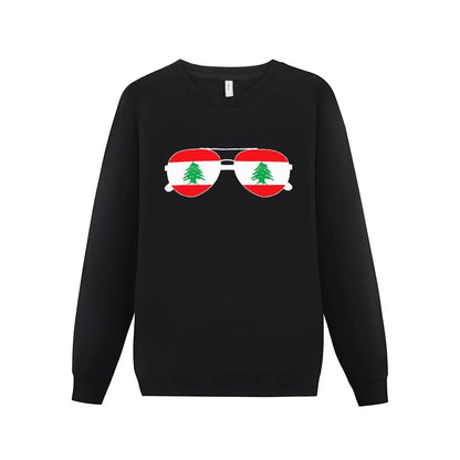 Hoodies Lebanon Flag Lebanese Country Map Hoodie Pullover Sweatshirts
