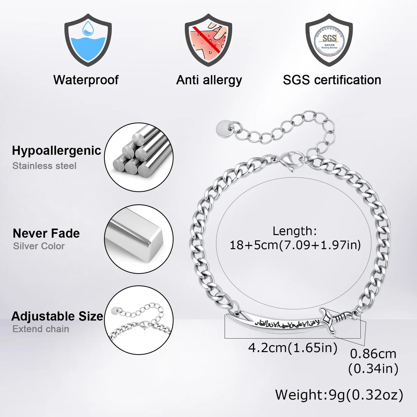 Zulfiqar Sword Bracelet