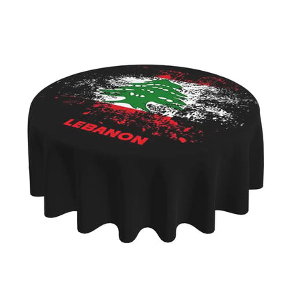 Lebanon Waterproof Round Tablecloth