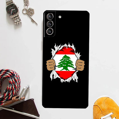 Lebanese Lebanon Flag Case For Samsung Galaxy S24 Ultra S20 S21 S22 S23 Plus S9 S10 S24 FE S25 Ultra Cover Coque