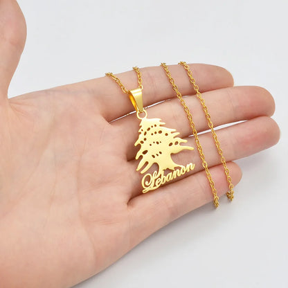 Cedar Symbol Pendants Lebanon