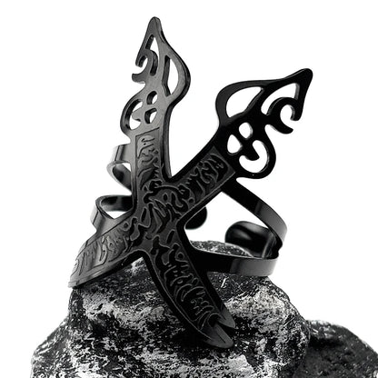 Imam Ali Sword Open Ring