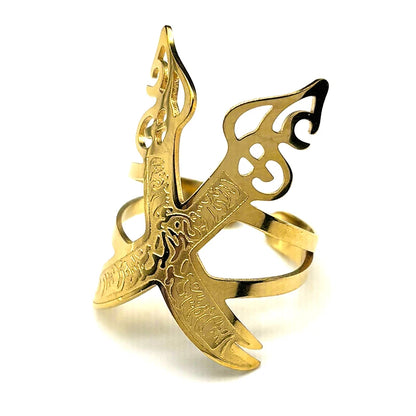 Imam Ali Sword Open Ring