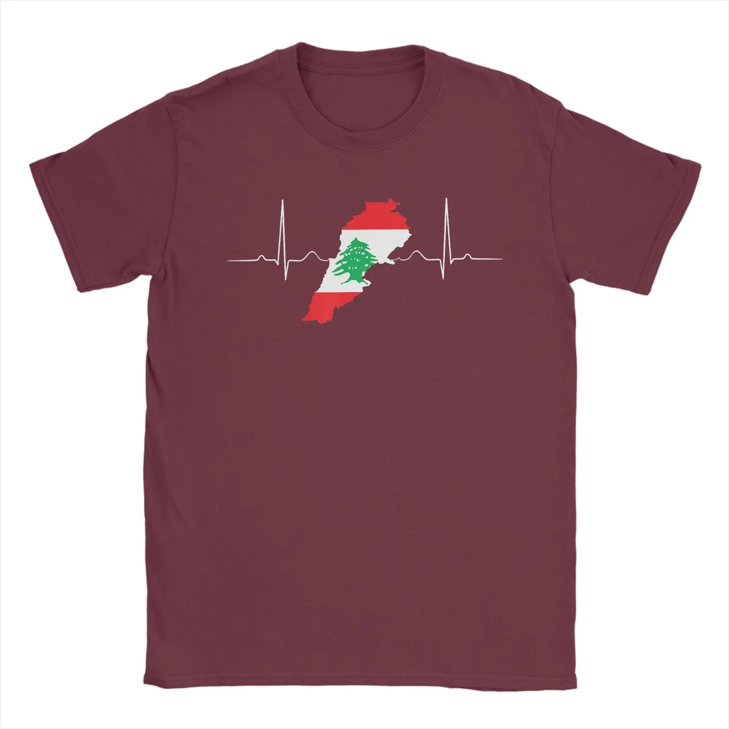 Lebanon Heartbeat Lebanon Map T Shirt