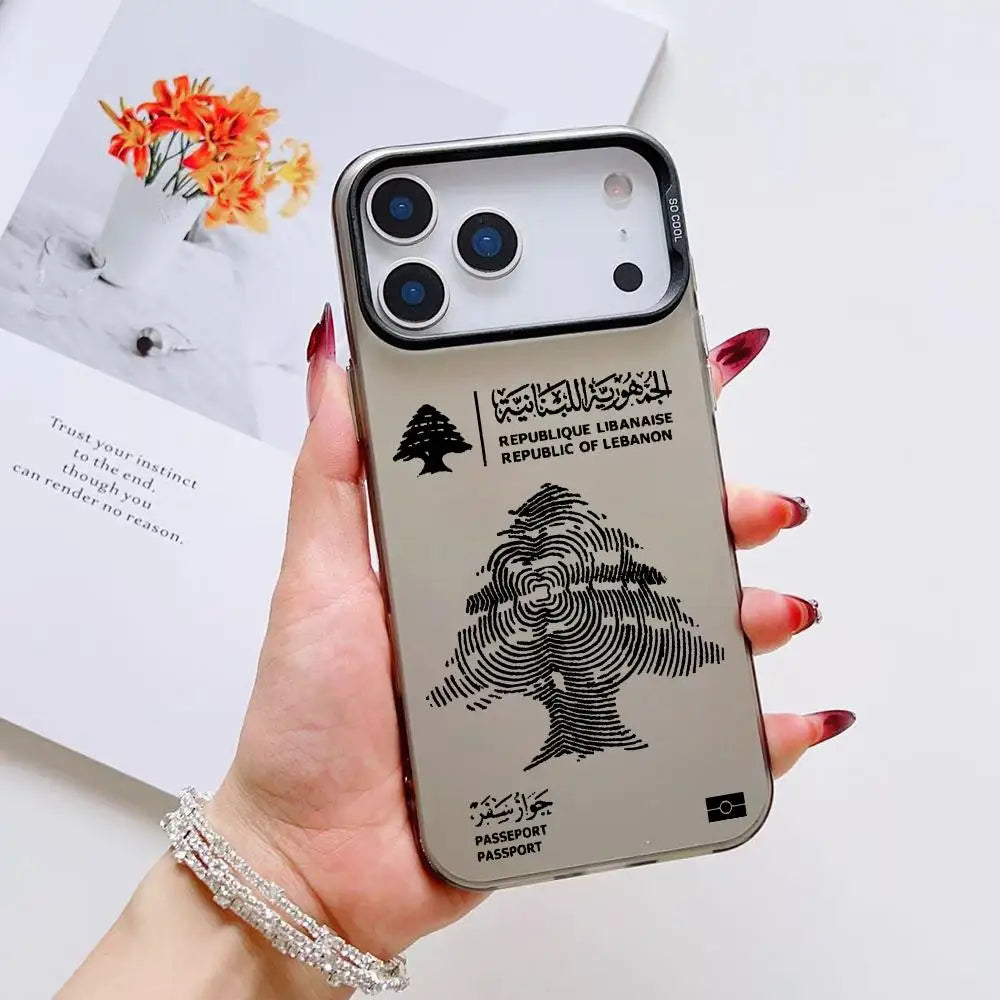 Lebanon Passport Shockproof Phone Case