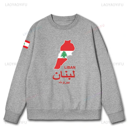 Lebanon National Map Hoodies