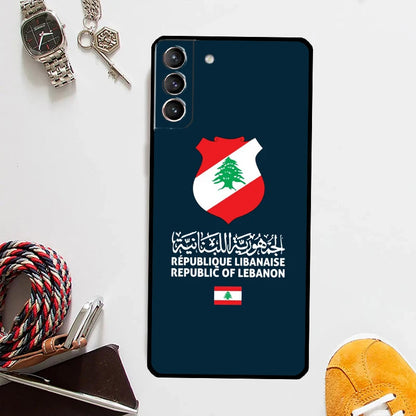 Lebanese Lebanon Flag Case For Samsung Galaxy S24 Ultra S20 S21 S22 S23 Plus S9 S10 S24 FE S25 Ultra Cover Coque