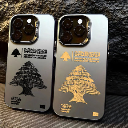 Lebanon Passport Phone Case For iPhone Matte Back Cover