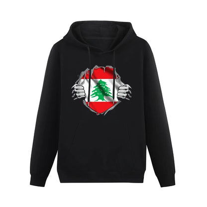 Lebanon Flag Hoodie Pullover