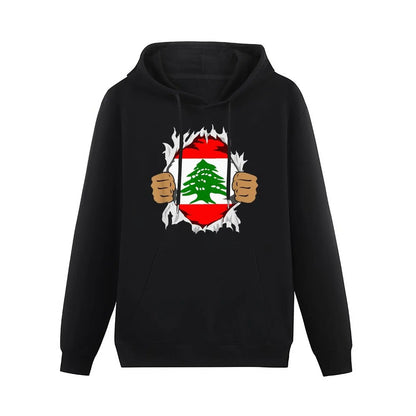 Lebanon Flag Hoodie Pullover