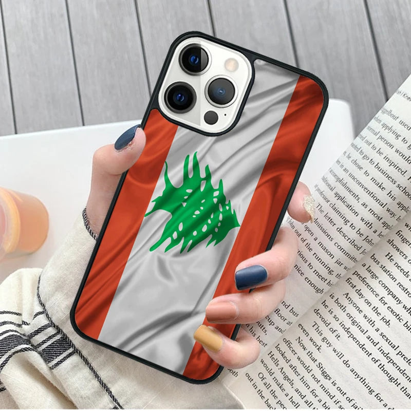 Lebanon Flag Phone case  For iPhone 17 Air 16 15 14 11 12 13 Pro MAX Plus cover shell coque
