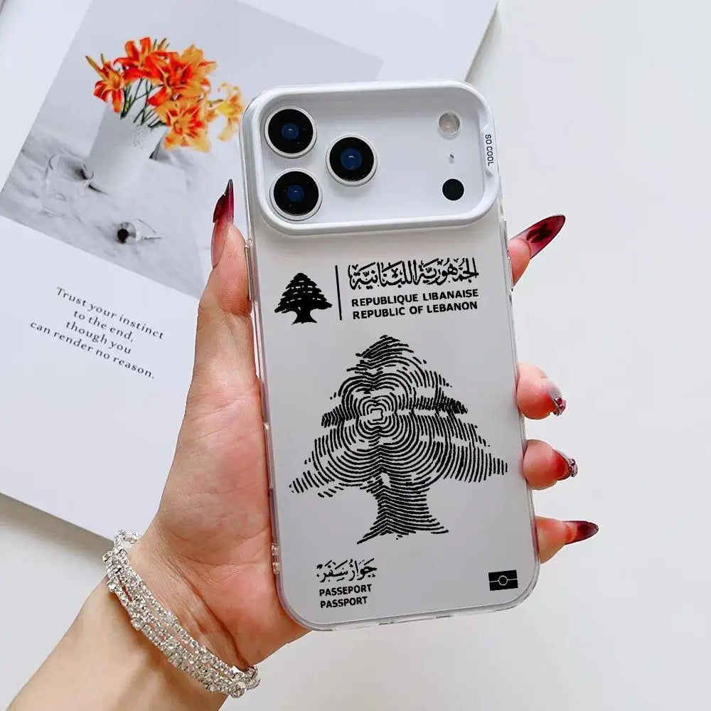Lebanon Passport Shockproof Phone Case