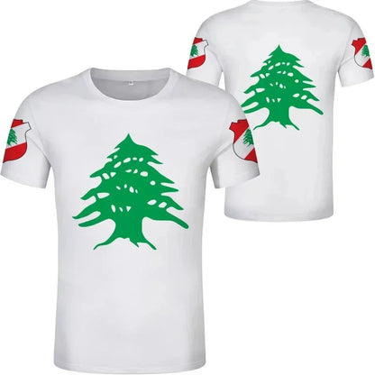 3D Lebanon Flag T Shirt