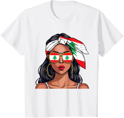 Lebanese Woman Flag Shirt