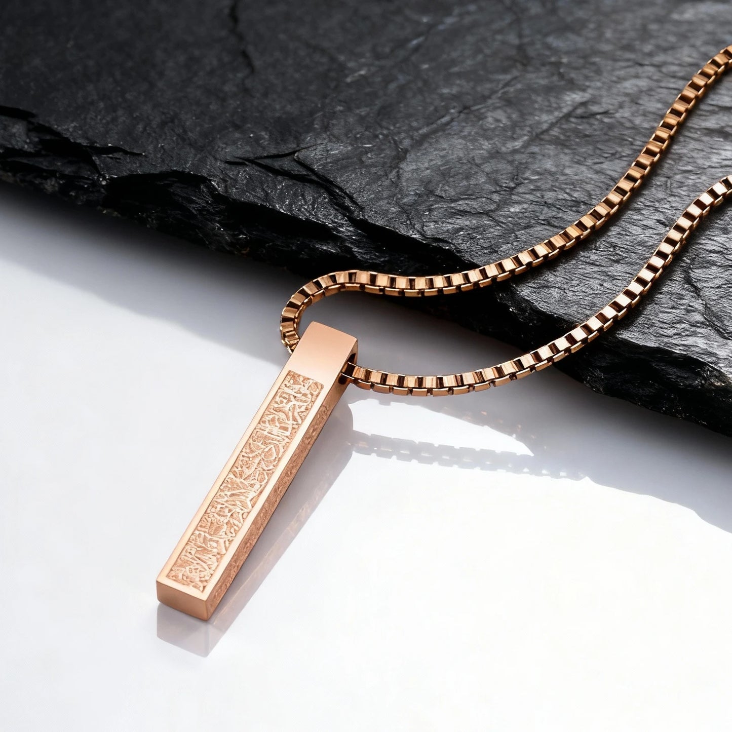 Allah Arabic Vertical Necklace