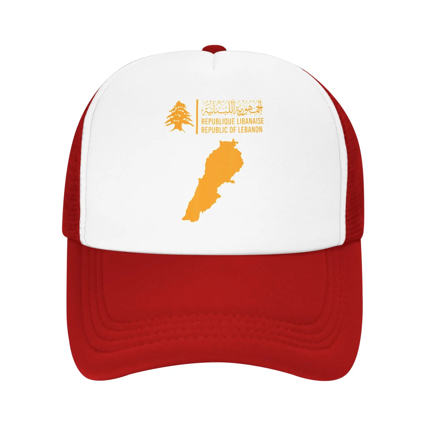 Lebanon Flag Map Beirut Cedar Tree Lebanese Mesh Baseball Cap