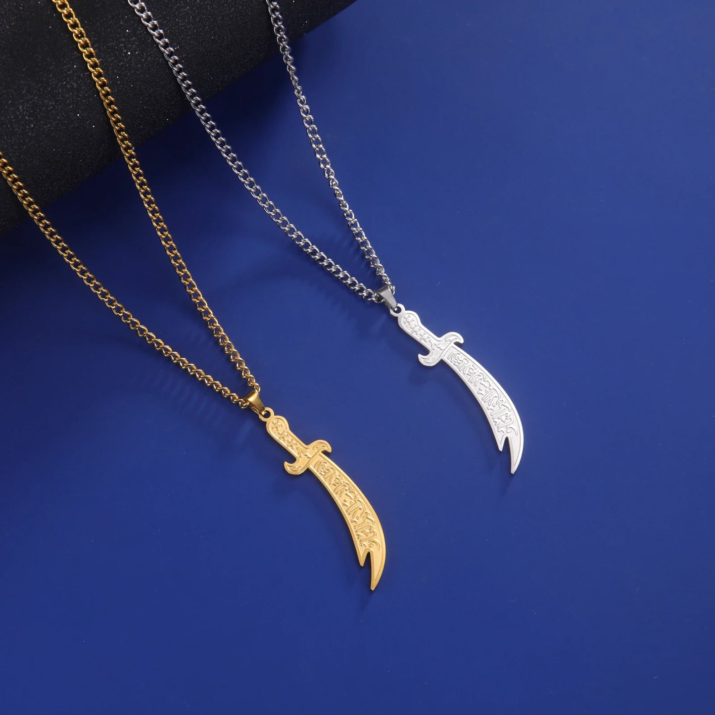 Stainless Steel Sword Necklace Zulfiqar Sword