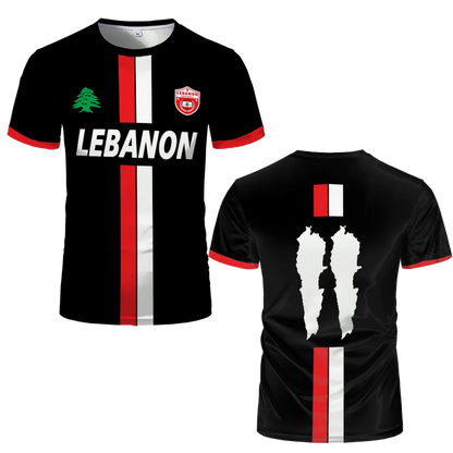 Lebanon Football Jersey T Shirts 3D Printed