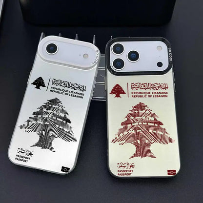 Lebanon Passport Shockproof Phone Case