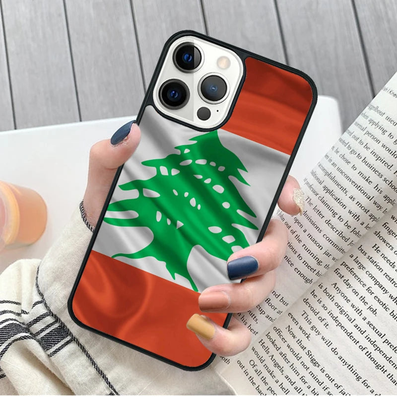 Lebanon Flag Phone case  For iPhone 17 Air 16 15 14 11 12 13 Pro MAX Plus cover shell coque