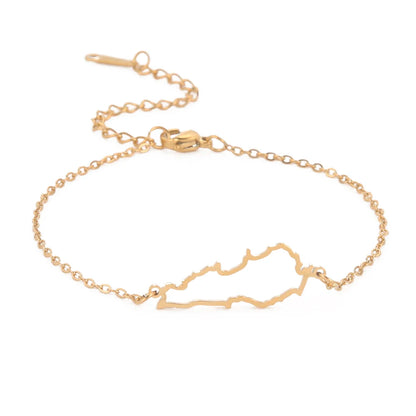 Map of Lebanon Bracelet