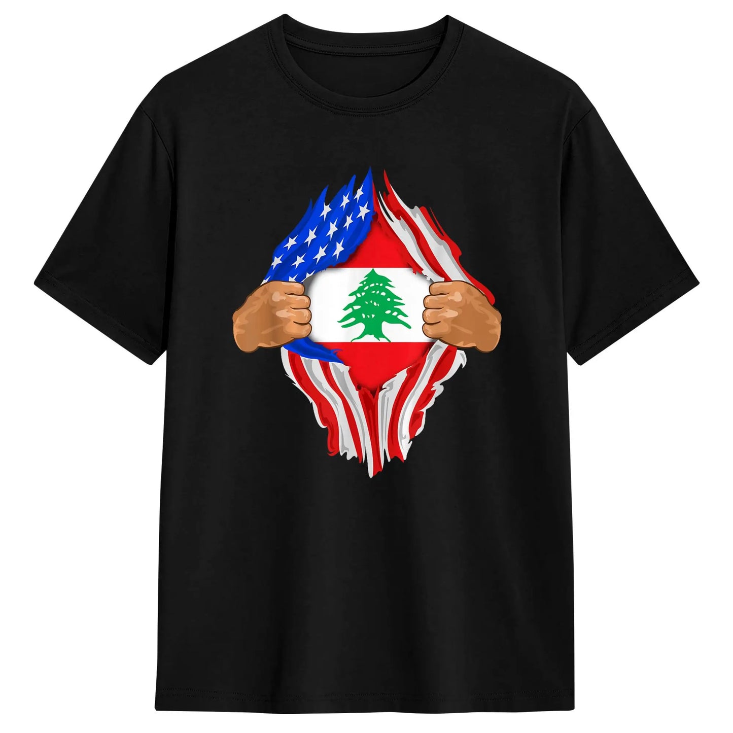 Lebanon Palestine Flag T-Shirt