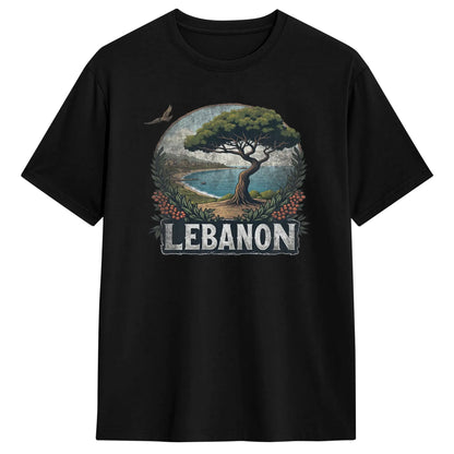 Oversized T Shirt Lebanon Flag