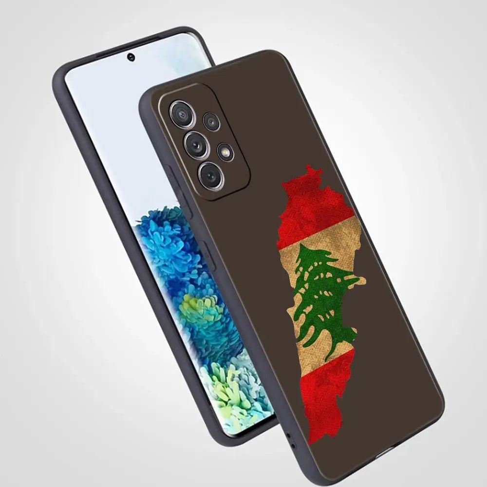 Beirut Lebanon Flag Phone Case For Samsung Galaxy A15 A13 A51 A71 A41 A31 A21S A03S A05 A35 A32 A55 A23 A25 A33 A53 A73 5G Cover