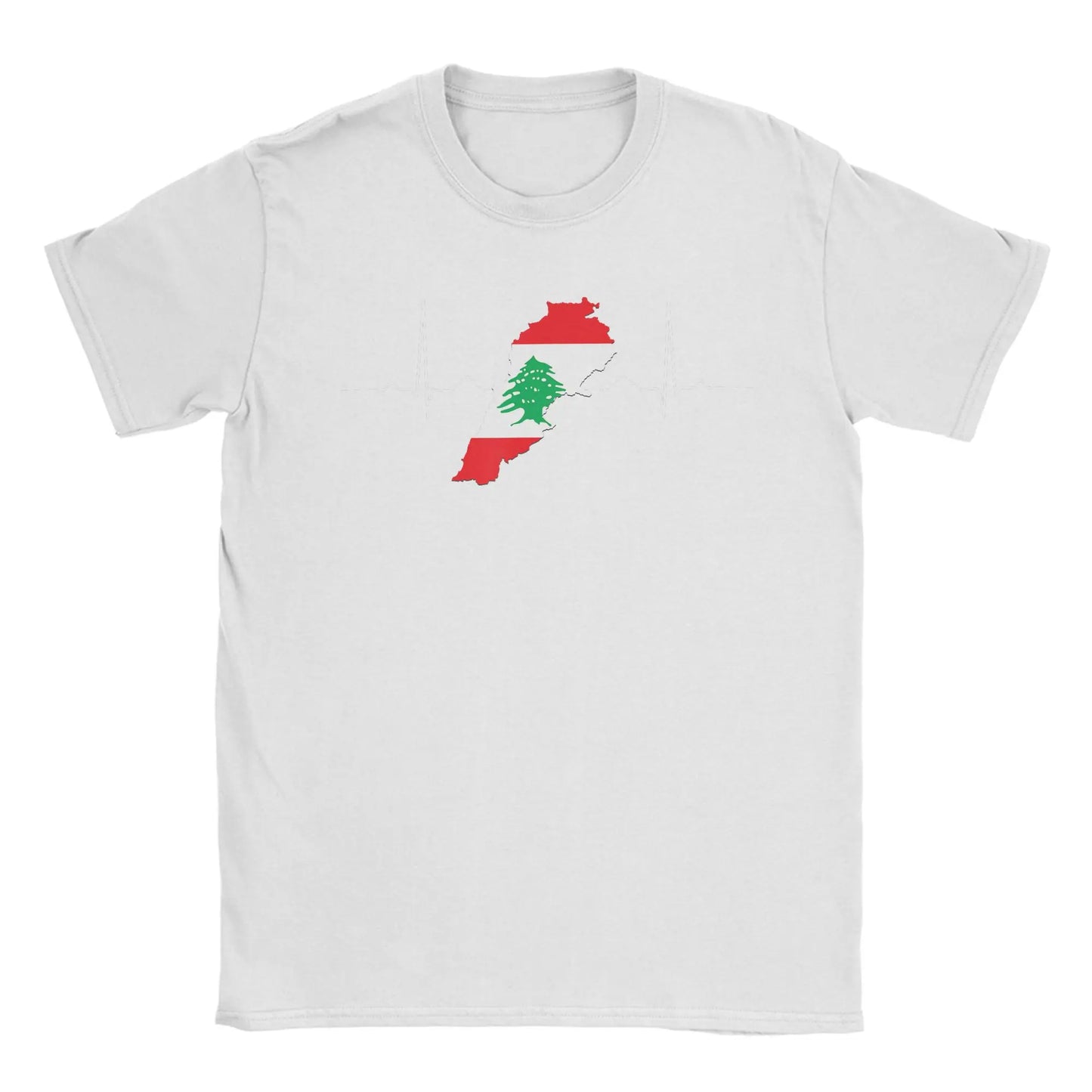 Lebanon Heartbeat Lebanon Map T Shirt
