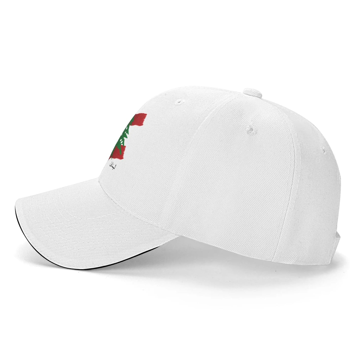 Lebanon Flag Map Casual Baseball Cap