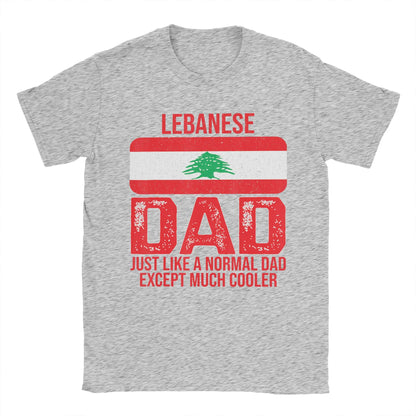 Lebanese Dad Lebanon Flag T Shirt