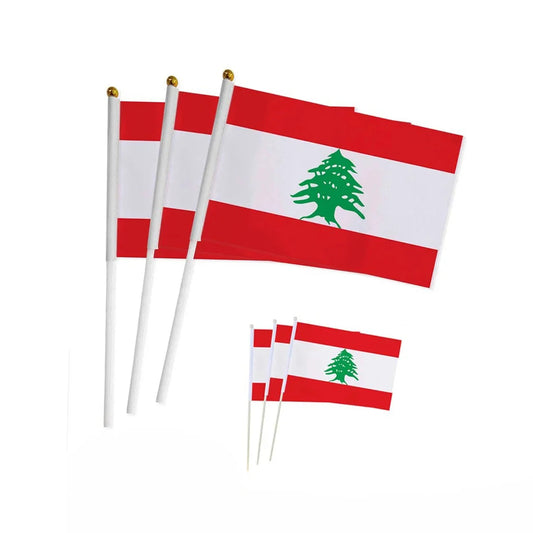 Lebanon Hand Flag